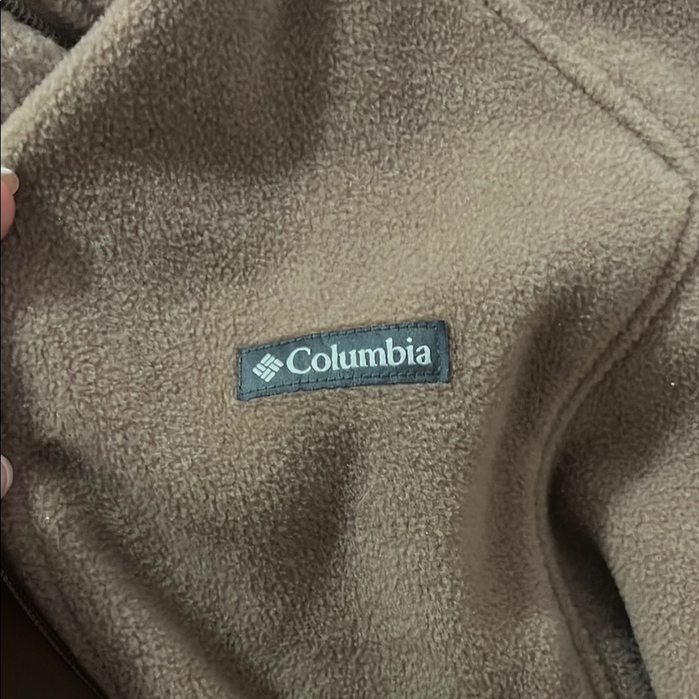 Women's Brown Lightweight Fleece Jacket - Picture 3 of 5